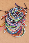 Multi Wax Rope Woven Bracelets