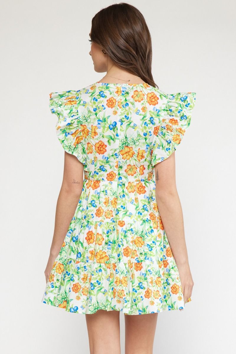 Entro Petunia Floral Dress