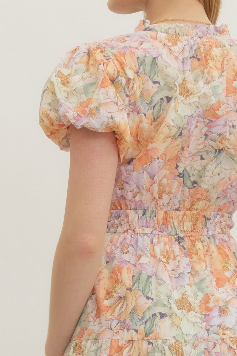 entro maxi dress Entro Eliza Floral Maxi Dress