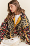 fall winter lightweight jackets floral