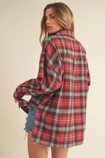 womens plaid shirt boutique