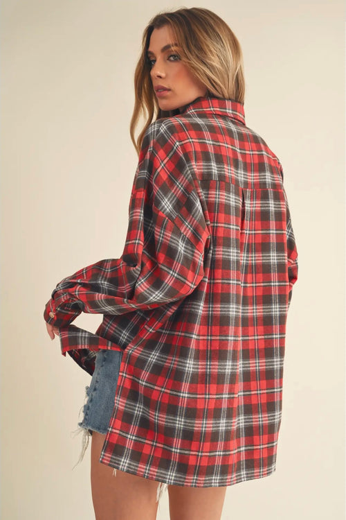 womens plaid shirt boutique