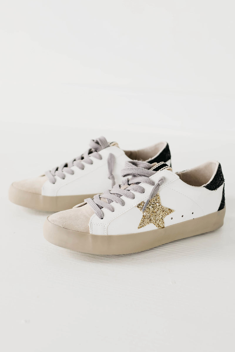 Shu Shop Pamela Distressed Star Sneakers 