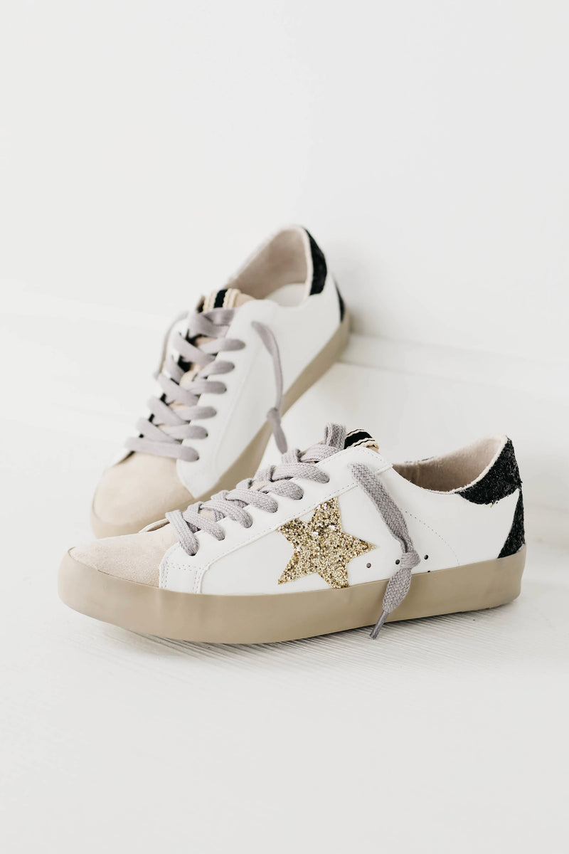 Shu Shop Pamela Distressed Star Sneakers 