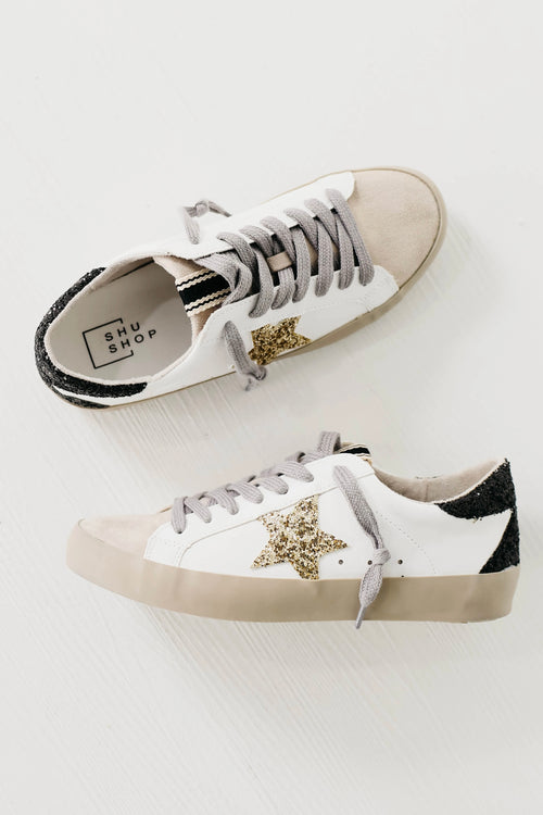 Shu Shop Pamela Distressed Star Sneakers 
